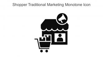 Shopper Traditional Marketing Monotone Icon In Powerpoint Pptx Png And Editable Eps Format