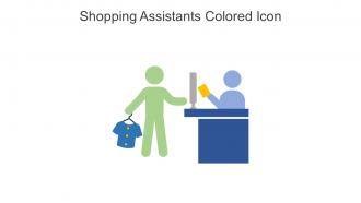 Shopping Assistants Colored Icon In Powerpoint Pptx Png And Editable Eps Format
