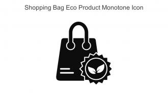 Shopping Bag Eco Product Monotone Icon In Powerpoint Pptx Png And Editable Eps Format