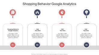 Shopping Behavior Google Analytics In Powerpoint And Google Slides Cpb