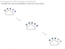 42891769 style technology 1 cloud 5 piece powerpoint presentation diagram infographic slide
