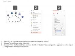 42891769 style technology 1 cloud 5 piece powerpoint presentation diagram infographic slide