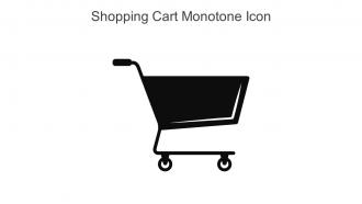Shopping Cart Monotone Icon In Powerpoint Pptx Png And Editable Eps Format