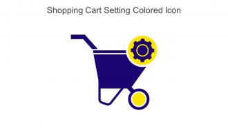 Shopping Cart Setting Colored Icon In Powerpoint Pptx Png And Editable Eps Format