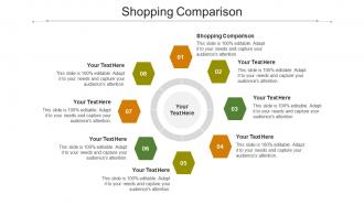 Shopping comparison ppt powerpoint presentation model backgrounds cpb