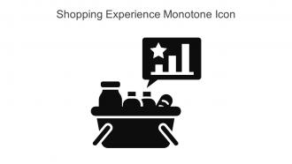 Shopping Experience Monotone Icon In Powerpoint Pptx Png And Editable Eps Format