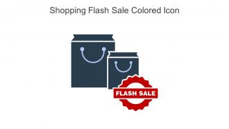 Shopping Flash Sale Colored Icon In Powerpoint Pptx Png And Editable Eps Format