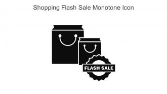Shopping Flash Sale Monotone Icon In Powerpoint Pptx Png And Editable Eps Format
