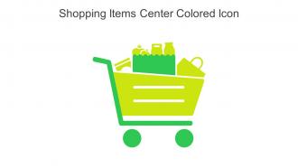 Shopping Items Center Colored Icon In Powerpoint Pptx Png And Editable Eps Format