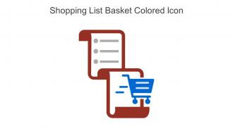 Shopping List Basket Colored Icon In Powerpoint Pptx Png And Editable Eps Format