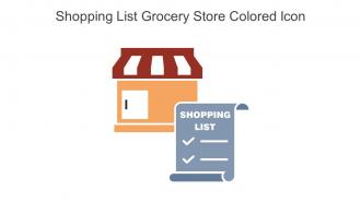 Shopping List Grocery Store Colored Icon In Powerpoint Pptx Png And Editable Eps Format