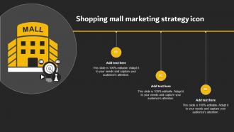 Shopping Mall Marketing Strategy Icon