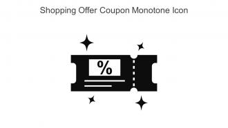 Shopping Offer Coupon Monotone Icon In Powerpoint Pptx Png And Editable Eps Format