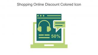 Shopping Online Discount Colored Icon In Powerpoint Pptx Png And Editable Eps Format