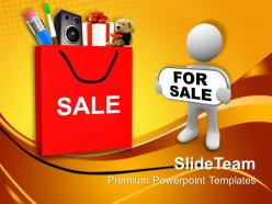 Shopping red bag carry sale abstract shopping powerpoint templates ppt themes and graphics 0113