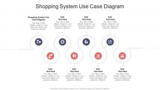Shopping System Use Case Diagram In Powerpoint And Google Slides Cpb