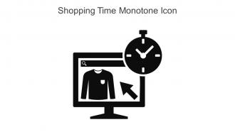 Shopping Time Monotone Icon In Powerpoint Pptx Png And Editable Eps Format