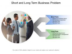 Short and long term business problem