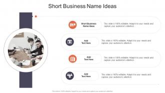 Short Business Name Ideas In Powerpoint And Google Slides Cpb