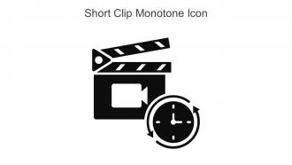 Short Clip Monotone Icon In Powerpoint Pptx Png And Editable Eps Format