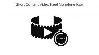 Short Content Video Reel Monotone Icon In Powerpoint Pptx Png And Editable Eps Format