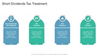 Short Dividends Tax Treatment In Powerpoint And Google Slides Cpb
