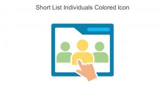 Short List Individuals Colored Icon In Powerpoint Pptx Png And Editable Eps Format