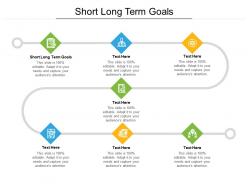 Short long term goals ppt powerpoint presentation icon example file cpb