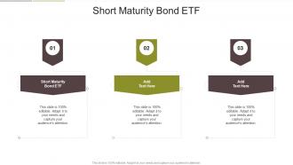 Short Maturity Bond ETF In Powerpoint And Google Slides Cpb