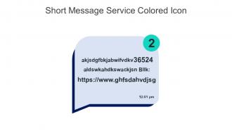Short Message Service Colored Icon In Powerpoint Pptx Png And Editable Eps Format