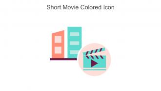 Short Movie Colored Icon In Powerpoint Pptx Png And Editable Eps Format