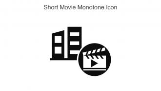 Short Movie Monotone Icon In Powerpoint Pptx Png And Editable Eps Format