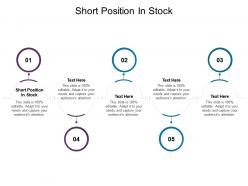 Short position in stock ppt powerpoint presentation icon inspiration cpb
