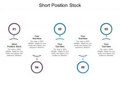 Short position stock ppt powerpoint presentation infographic template smartart cpb