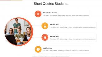 Short Quotes Students In Powerpoint And Google Slides Cpb