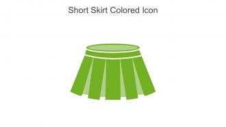 Short Skirt Colored Icon In Powerpoint Pptx Png And Editable Eps Format