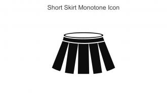 Short Skirt Monotone Icon In Powerpoint Pptx Png And Editable Eps Format