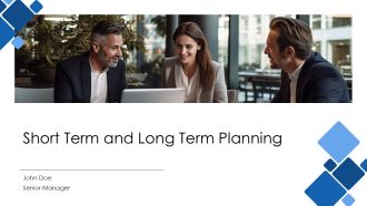 Short Term And Long Term Planning PPT Mockup AT