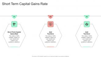 Short Term Capital Gains Rate In Powerpoint And Google Slides Cpb