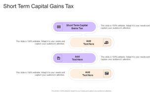 Short Term Capital Gains Tax In Powerpoint And Google Slides Cpb