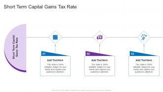 Short Term Capital Gains Tax Rate In Powerpoint And Google Slides Cpb