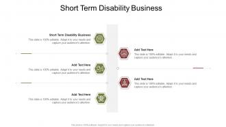 Short Term Disability Business In Powerpoint And Google Slides Cpb