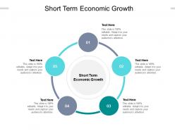 Short term economic growth ppt powerpoint presentation show shapes cpb
