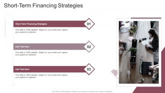 Short Term Financing Strategies In Powerpoint And Google Slides Cpb