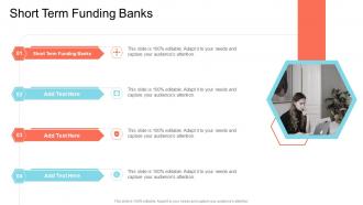 Short Term Funding Banks In Powerpoint And Google Slides Cpb