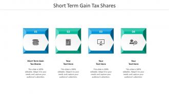 Short term gain tax shares ppt powerpoint presentation infographic template example cpb