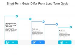Short term goals differ from longterm goals ppt powerpoint presentation layouts themes cpb