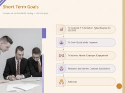 Short Term Goals Improve Customer Ppt Powerpoint Presentation Ideas Pictures