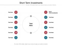 Short term investments ppt powerpoint presentation show introduction cpb