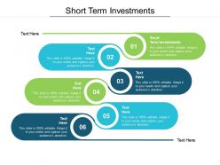 Short term investments ppt powerpoint presentation slides show cpb